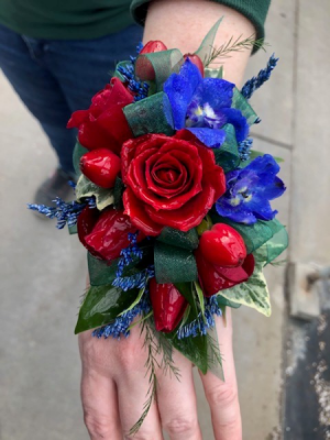 Jewel Tones Wrist Corsage