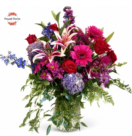 Jewel~Toned Elegance Powell Florist Exclusive 