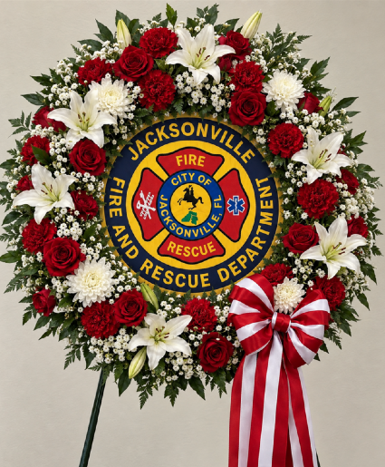 JFRD WREATH fresh arrangement