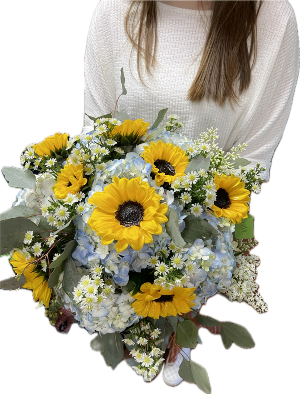 JIRASOLES HAND-TIED BOUQUET WEDDING FLOWERS