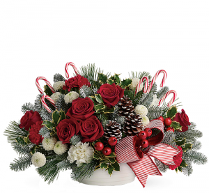 Jolly Candy Cane Arrangement