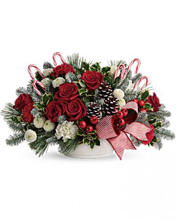 Jolly Candy Cane Centerpiece centerpiece arrangement