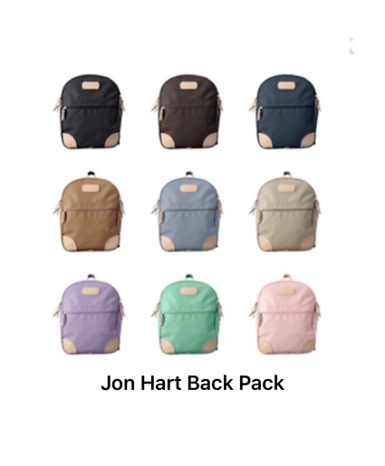 Jon Hart Back Pack Gift