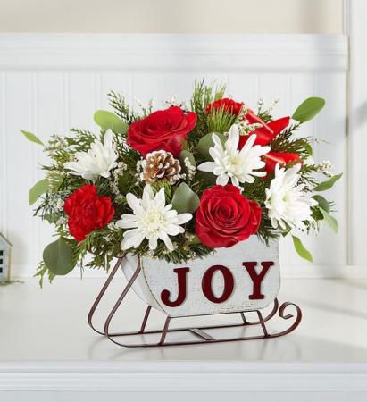 JOY CHRISTMAS SLEIGH CHRISTMAS
