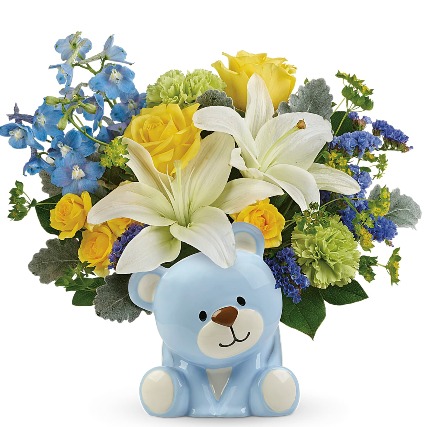 Joyful Blue Bear  
