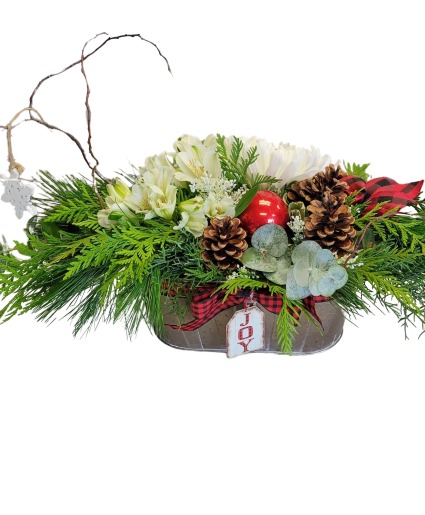 Joyful Holiday Fresh arrangement