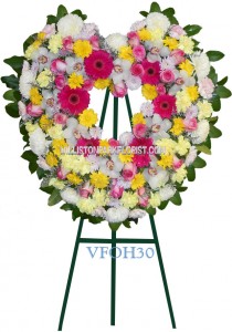 Joyful Memory Open Heart Vogue's Hearts and Wreath Sprays