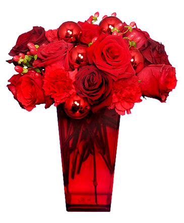 JOYFUL & TRIUMPHANT Holiday Bouquet in Coweta, OK | Coweta Flowers & Junktique