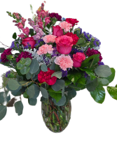Joyous pink cabaret Fresh arrangement