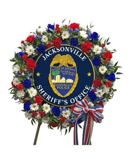 JSO WREATH fresh arrangement