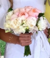 Juliets Peonies Hand Gathered Bouquet