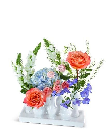 Juliette Bud Vase Blooms Flower Arrangement