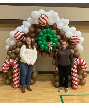 Jumbo Gingerbread House  Balloon Sculpture