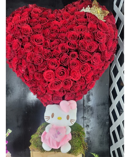 jumbo heart hello kitty 