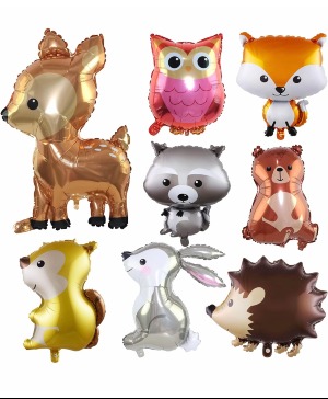 Jumbo Mylar forest animal balloon balloon