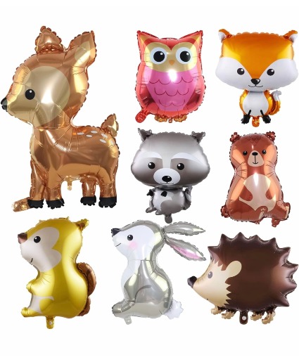 Jumbo Mylar forest animal balloon balloon