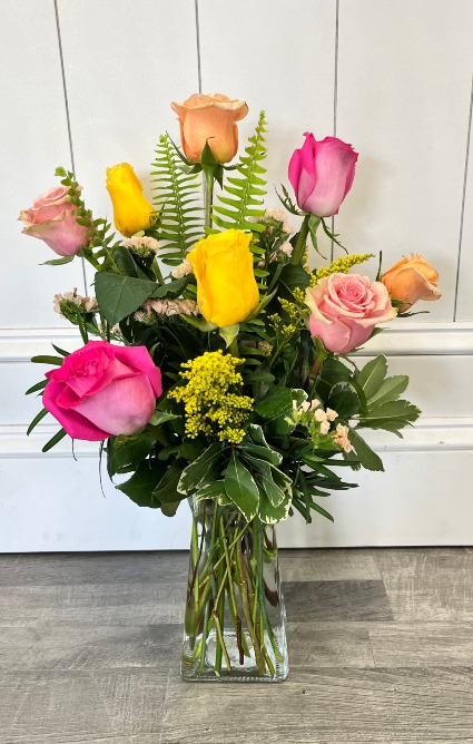 June Birth Month Arrangement Vase Arrangement