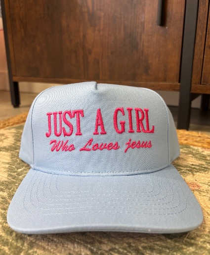 Just A Girl Who Loves Jesus Hat 