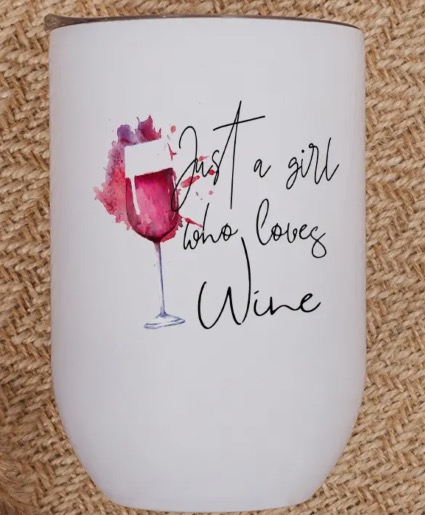 Just a Girl who Loves Wine Gift keepsake