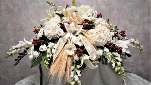 Just a little touch of country casket spray