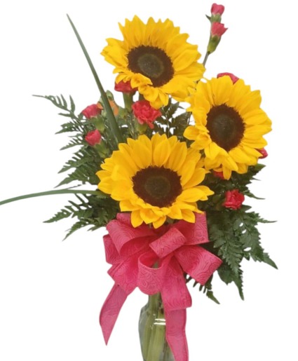 Just Because Sunflowers Floral Arrangement