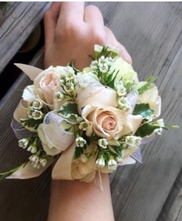 green emerald velvet dress Corsage + Boutonniere Calliope - Amazon Flowers main image 0