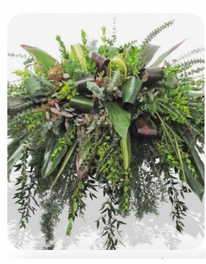 Just Foliage  Casket Spray 
