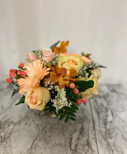 Just Peachy All peach rose bowl