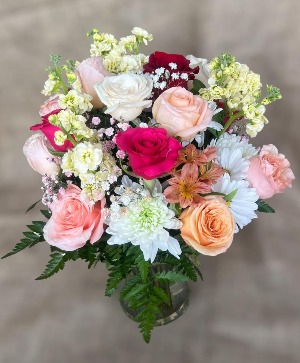 Just Peachy Vase Arrangement