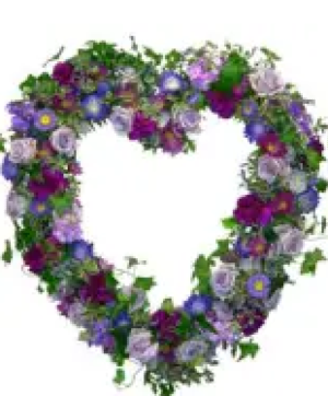 k 622 Lavender Whisper Heart Heart