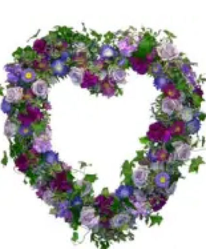 k 622 Lavender Whisper Heart Heart