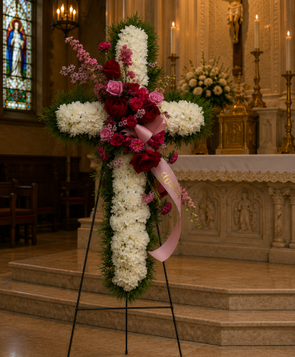 K 645 Angel's Embrace Cross Cross