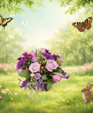 K110 Purple Embrace Cube Arrangement