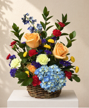 Kaleidoscope Basket Basket Arrangement