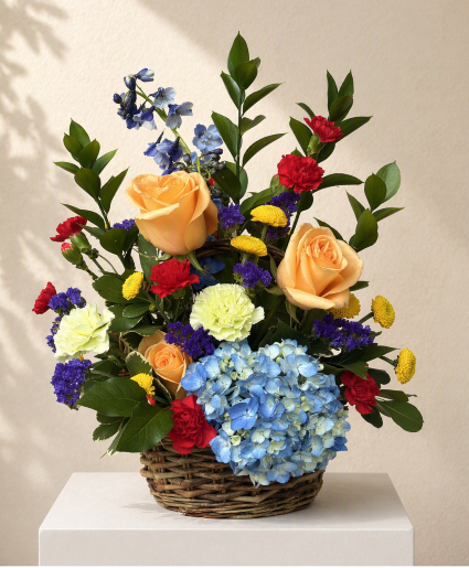 Kaleidoscope Basket Basket Arrangement