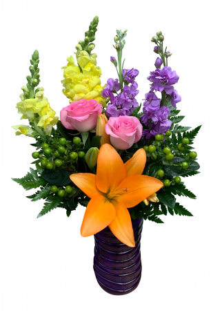 Burst of Glee Vase Arrangement