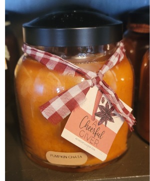 A cheerful giver candle Candle