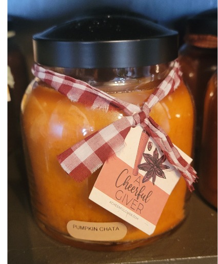 A cheerful giver candle Candle