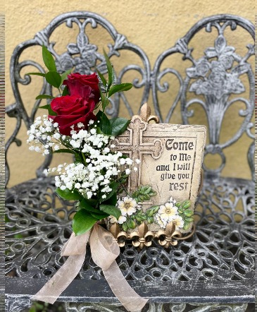 Keepsake Stepping Stone with Easel  in Chalmette, LA | BRITTNEY RAY'S FLORIST