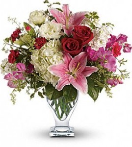 Kensington Gardens  fresh mix flower in vase
