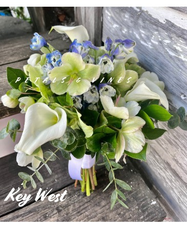 Key West Ocean Wedding Bouquet in Key West, FL | Petals & Vines