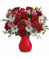 Kissed With Crimson Bouquet 