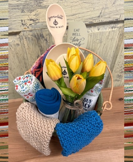 Kitchen Basket Gift Set Farm to Table Theme
