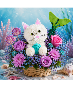 Kitty Under the Sea Call Us for Faster Service & Daily Specials: (915) 303-8500 Text Us to Order Anytime: (915) 505-3708 Your trusted source for Flowers & Delivery in El Paso TX