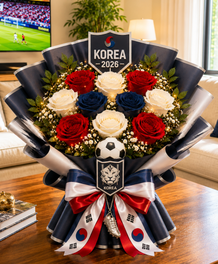 Korea Dream Team Bouquet Call Us for Faster Service & Daily Specials: (915) 303-8500 Text Us to Order Anytime: (915) 505-3708 Your trusted source for Flowers & Delivery in El Paso TX