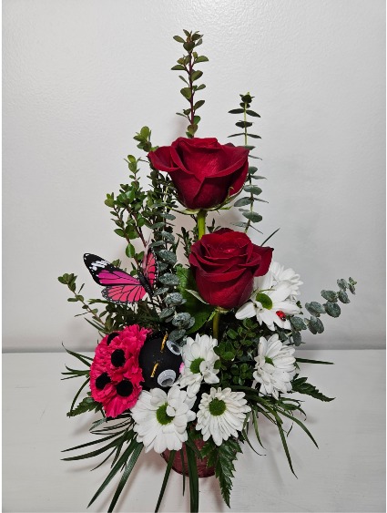 Lady Bug Love Arrangement