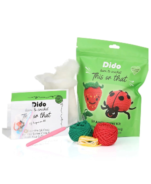 Ladybug & Strawberry Crochet Kit 