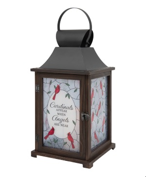 Lantern 20" Cardinals Appear Lantern