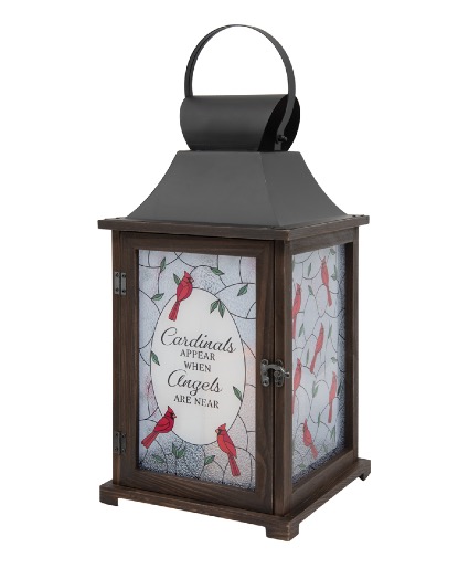 Lantern 20" Cardinals Appear Lantern