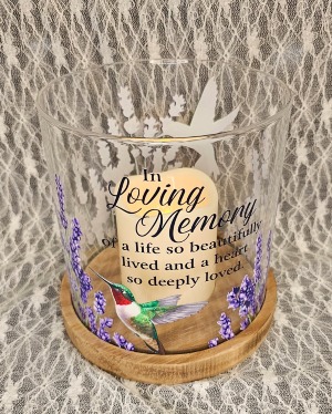Lantern - In Loving Memory w/ Hummingbird 